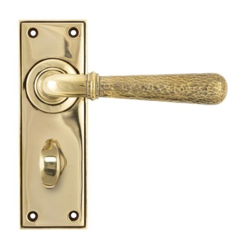 HAMMERED NEWBURY LEVER HANDLE ON BACKPLATE